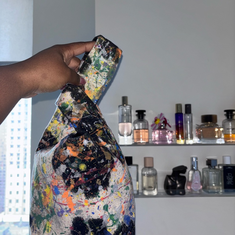 Abstract Multicolor Mini Bag - Picture 2 of 4